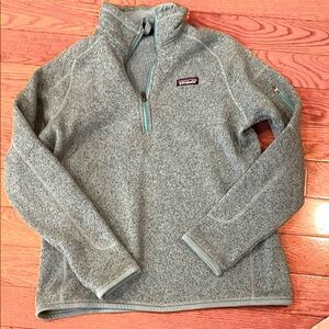 Patagonia Light Teal Fleece Pullover